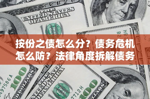 济南按份之债怎么分？债务危机怎么防？法律角度拆解债务分配与风险自保指南