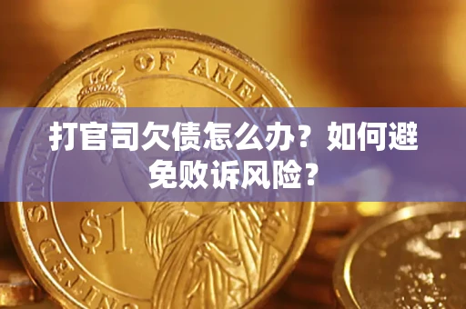 济南打官司欠债怎么办？如何避免败诉风险？