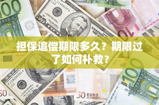 济南担保追偿期限多久？期限过了如何补救？