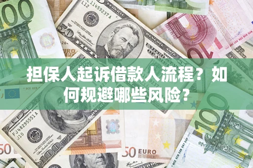 济南担保人起诉借款人流程？如何规避哪些风险？