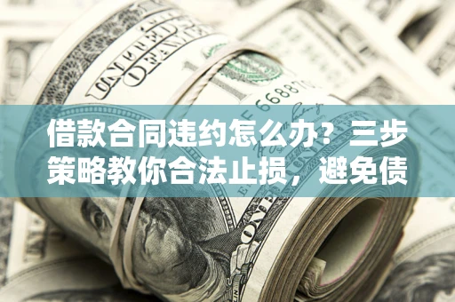 济南借款合同违约怎么办？三步策略教你合法止损，避免债务危机升级